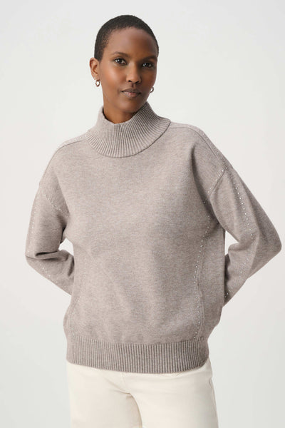 Joseph RIbkoff Embellished Turtleneck Sweater