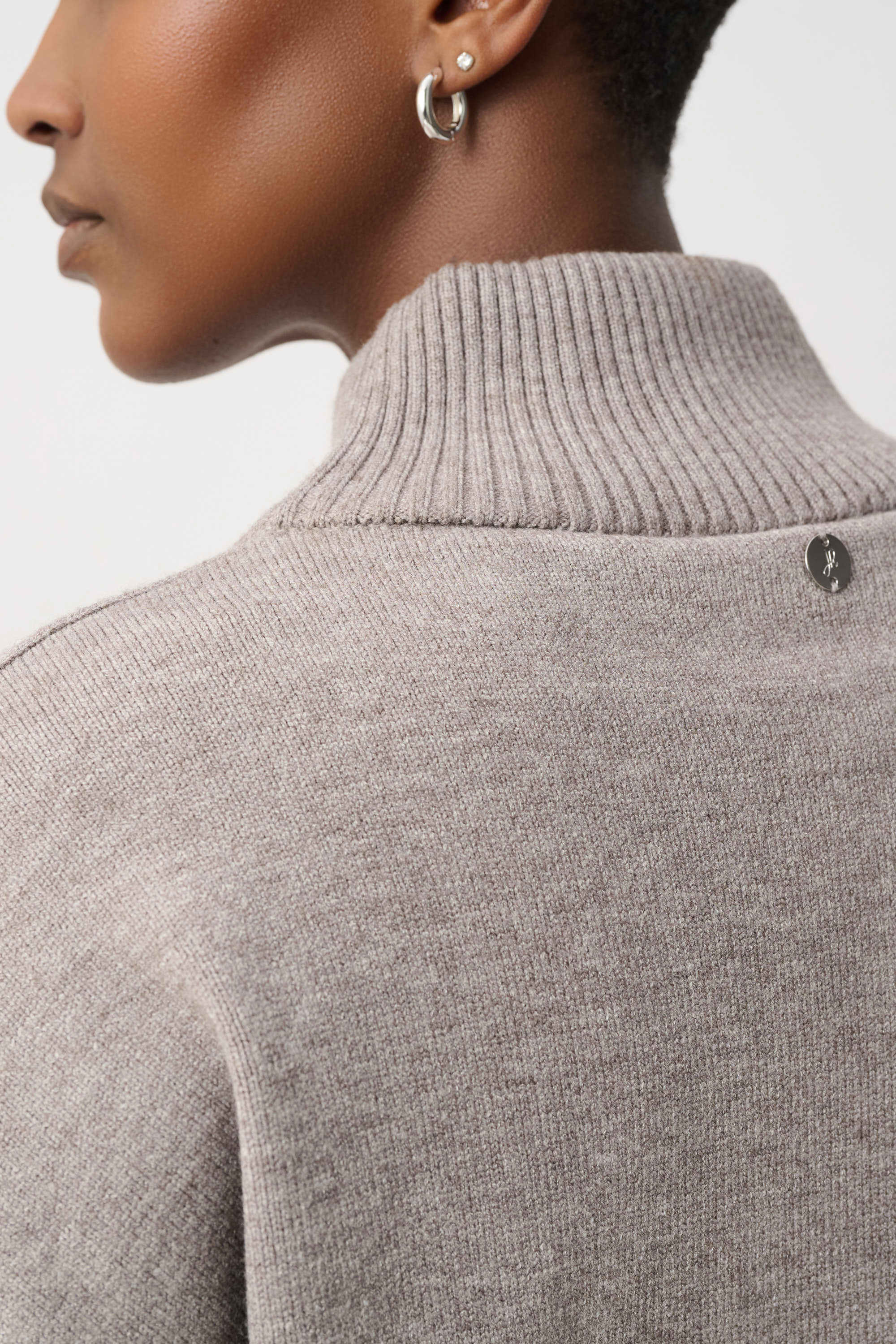 Joseph RIbkoff Embellished Turtleneck Sweater