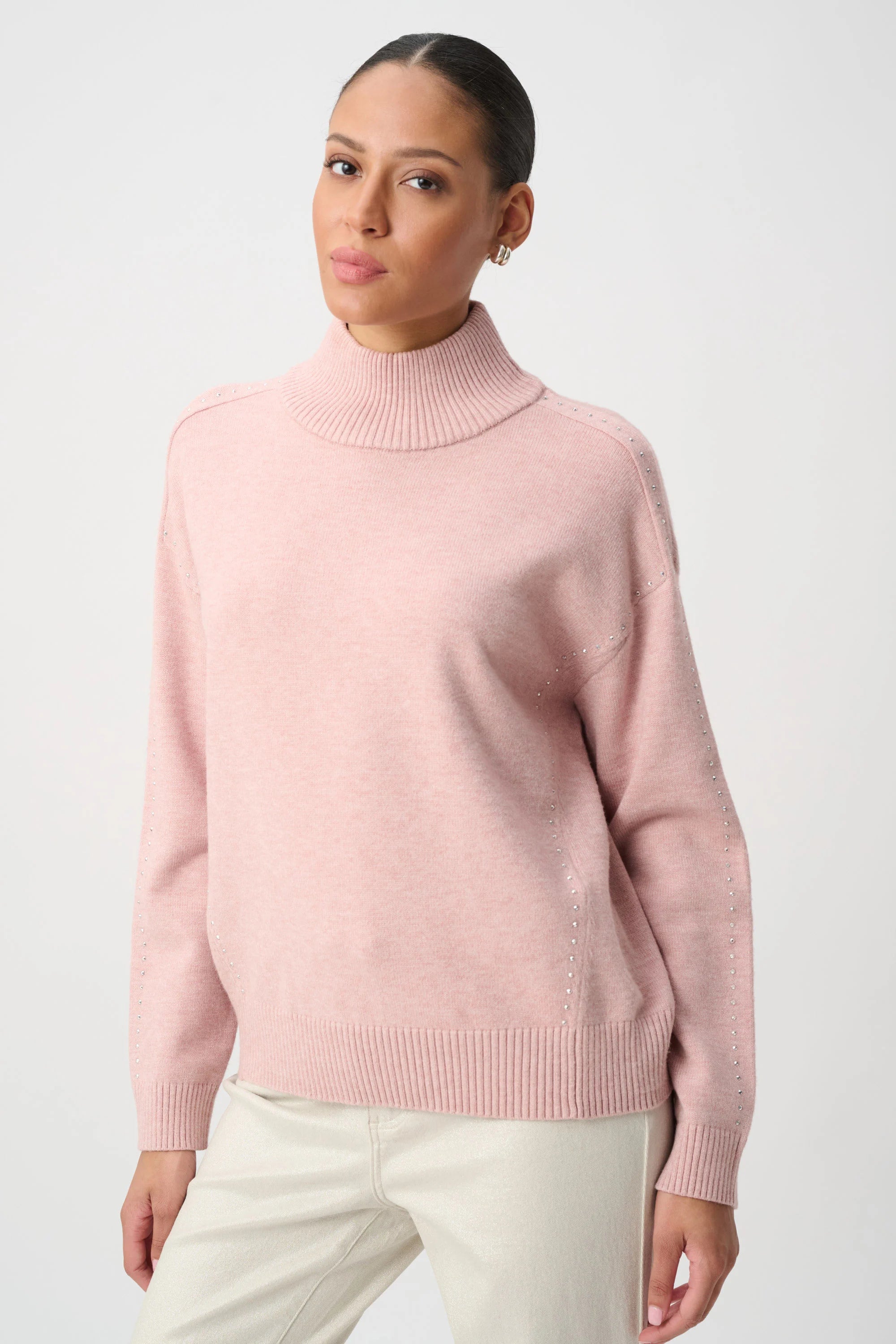 Joseph RIbkoff Embellished Turtleneck Sweater