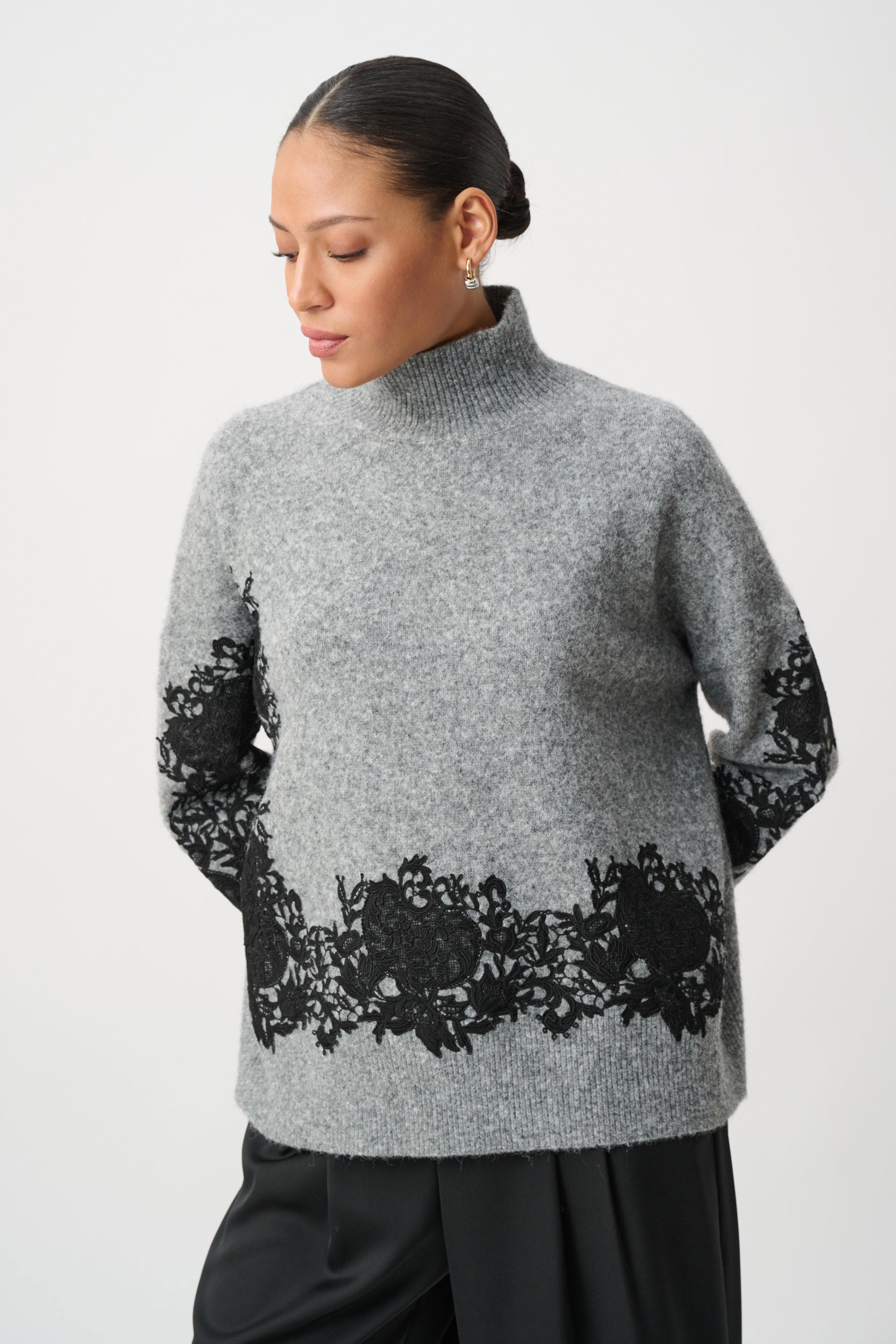 Joseph Ribkoff Mock Neck Sweater