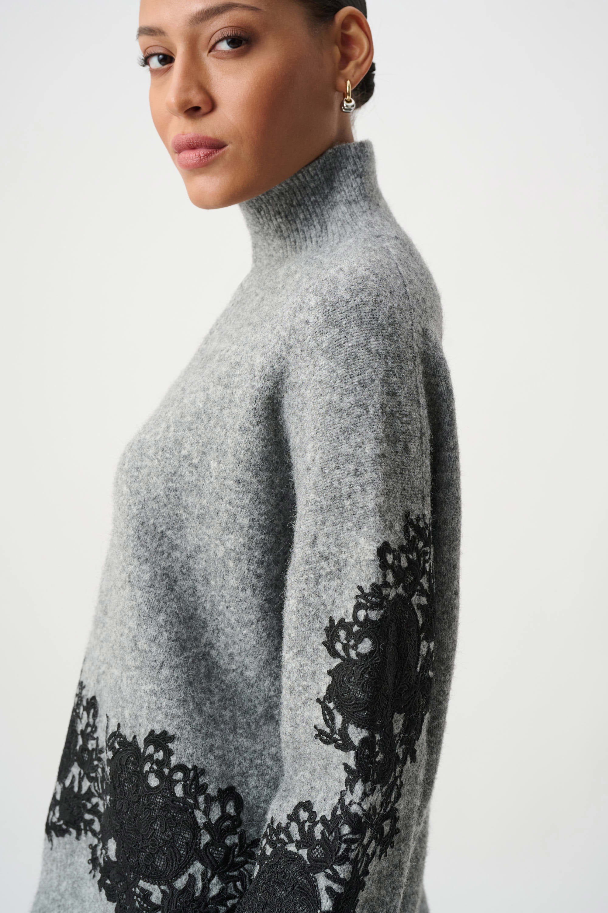 Joseph Ribkoff Mock Neck Sweater