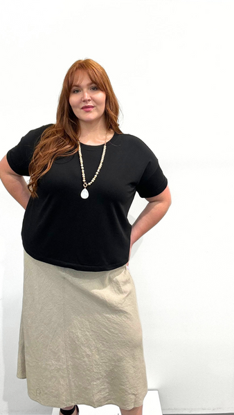 Eileen Fisher Crew Neck Boxy Tee