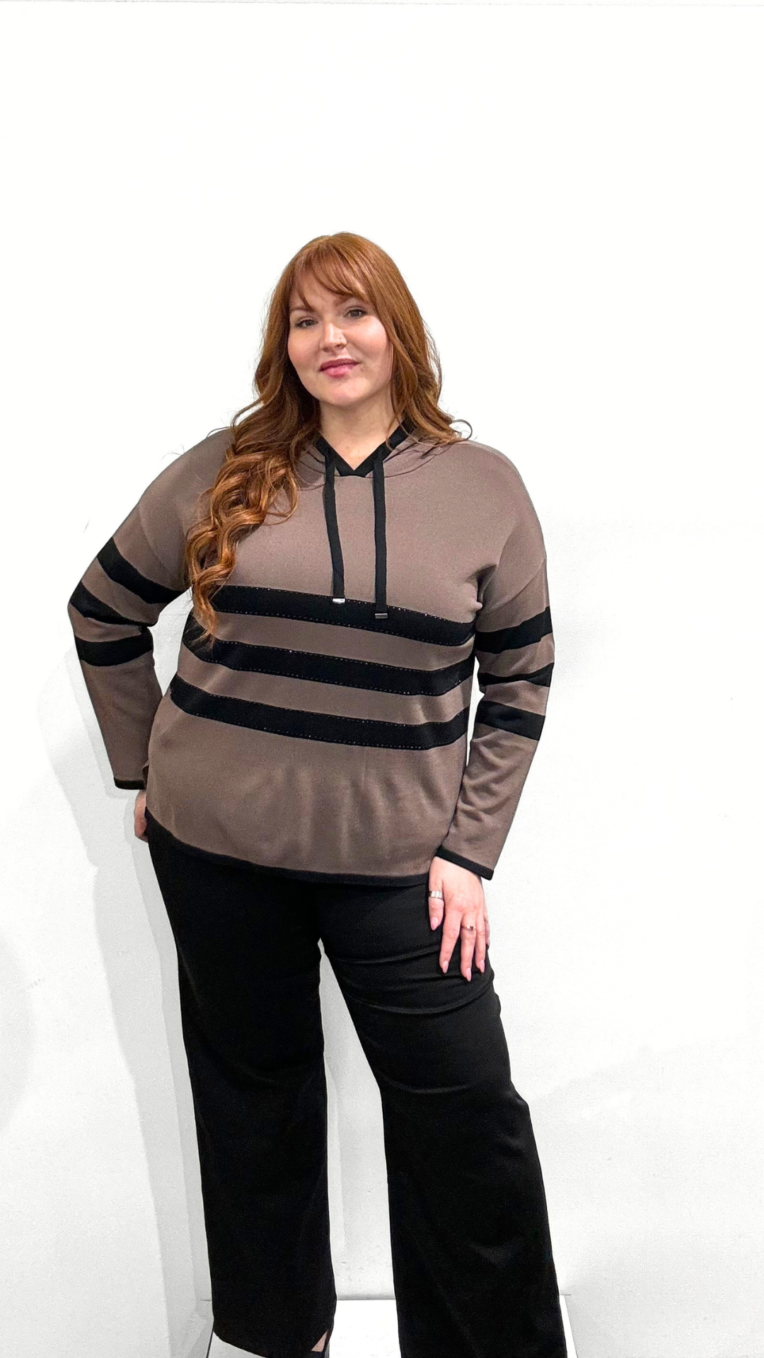 Joseph Ribkoff Hooded Top