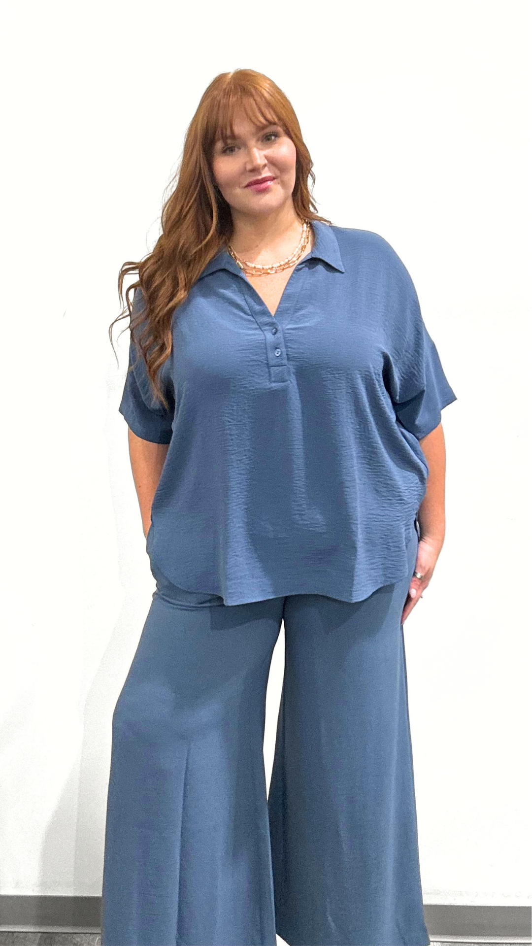 Mat Classic Collar Blouse