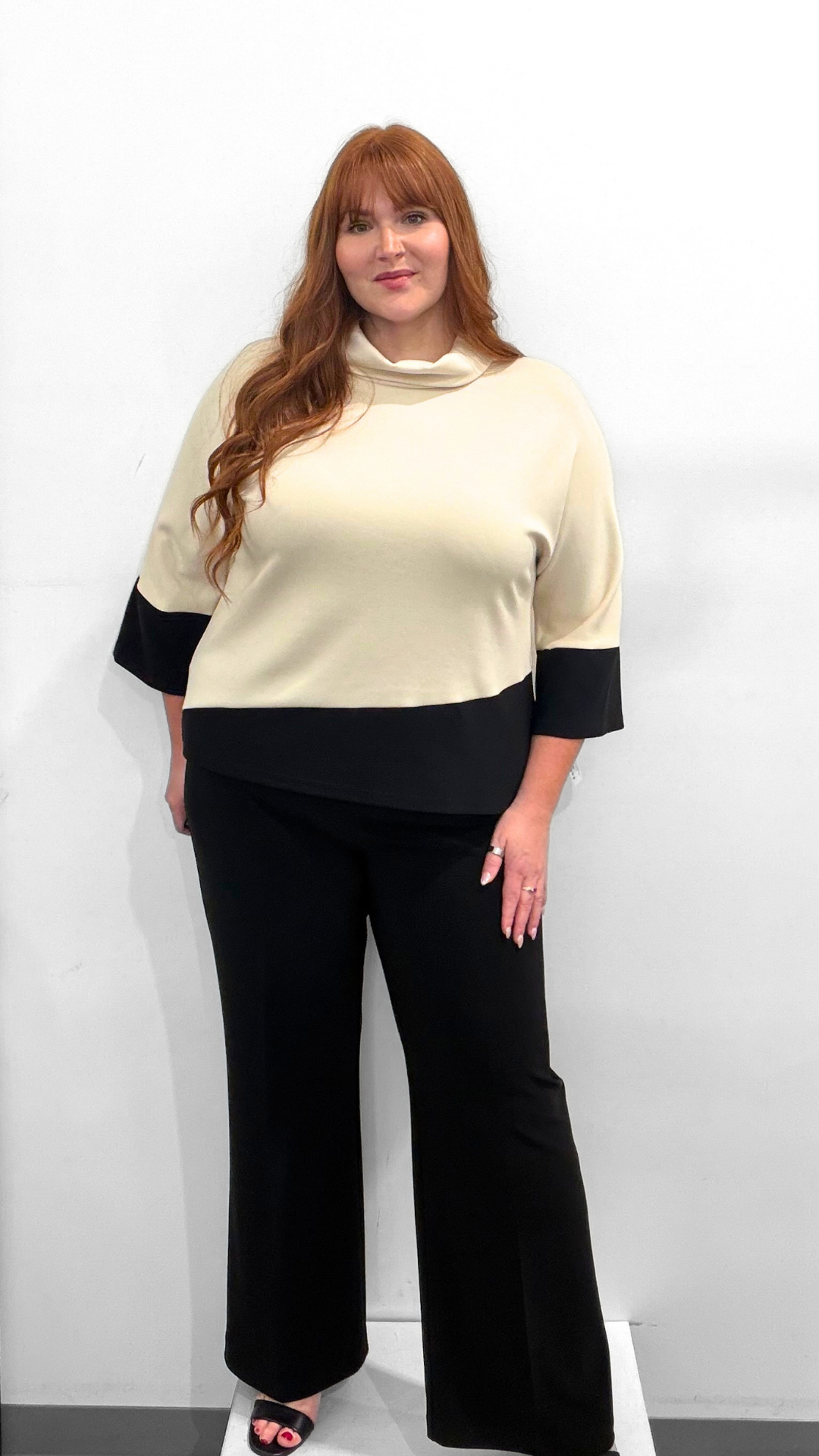 Joseph Ribkoff Scuba Colour Block Top