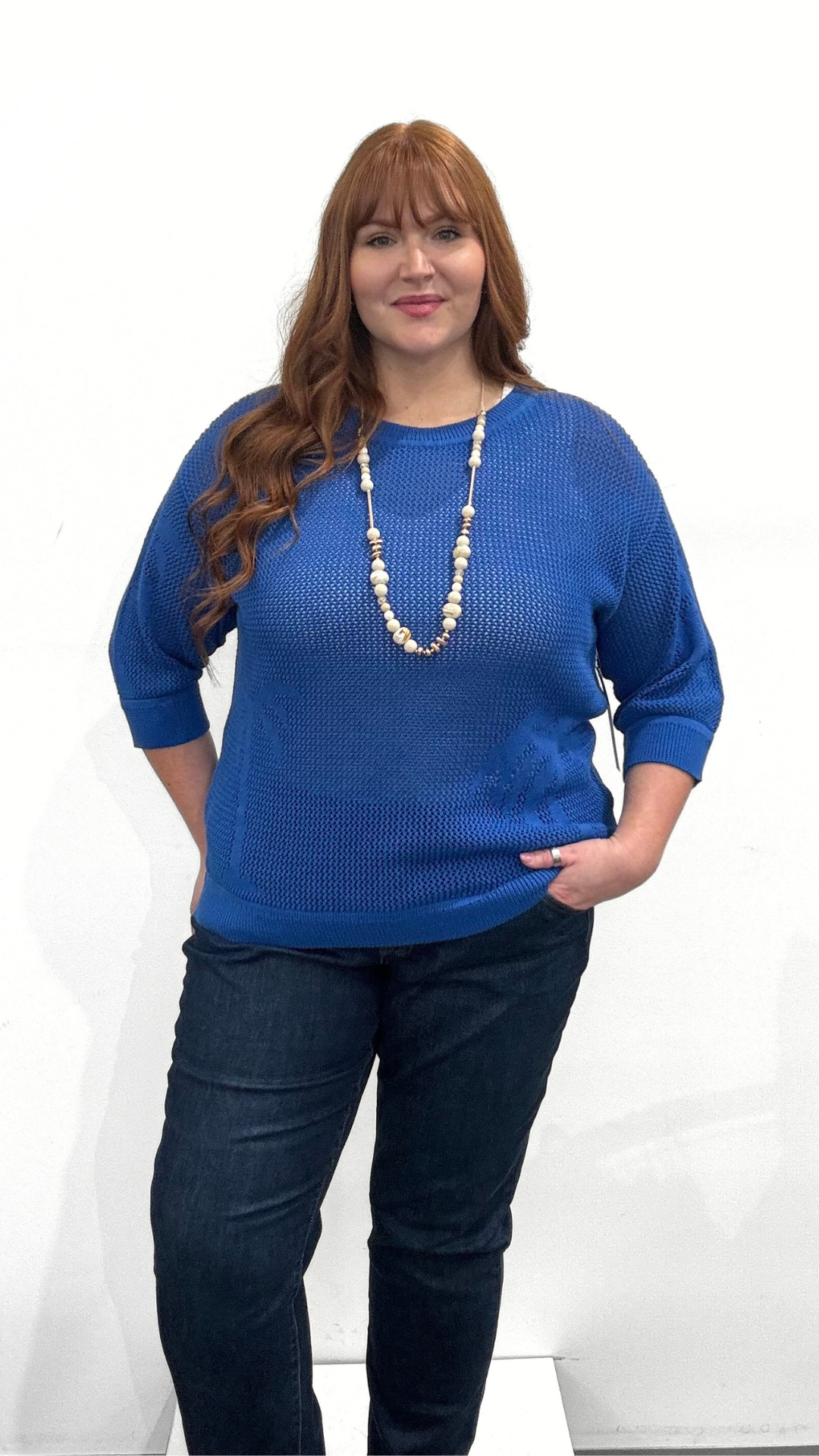 Tribal 3/4 Sleeve Sweater