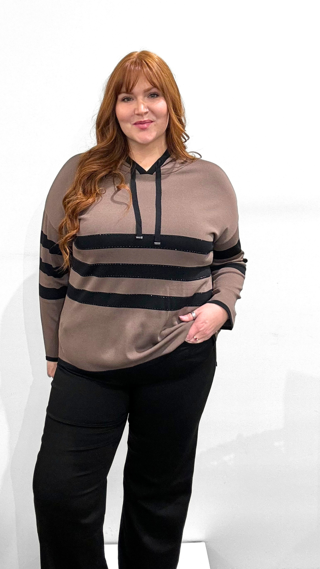 Joseph Ribkoff Hooded Top