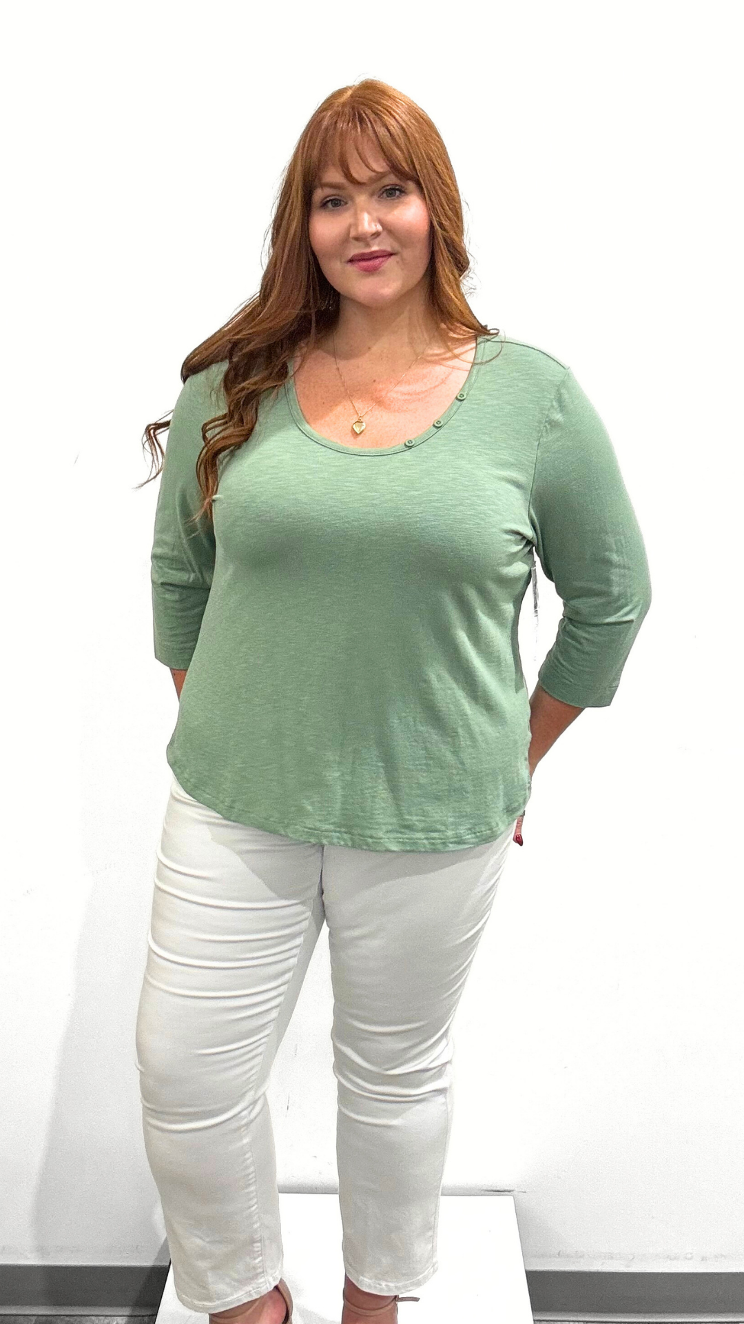 Tribal Scoop Neck Top