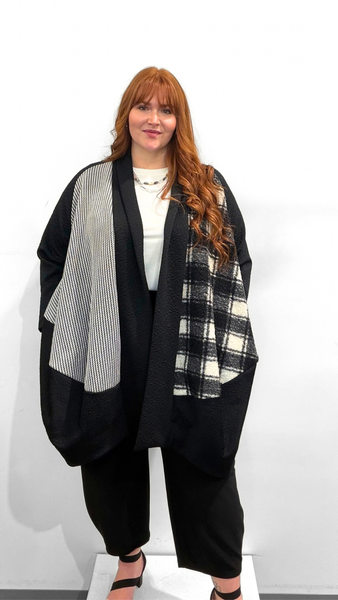 Marie La Lune Textured Print Cardigan