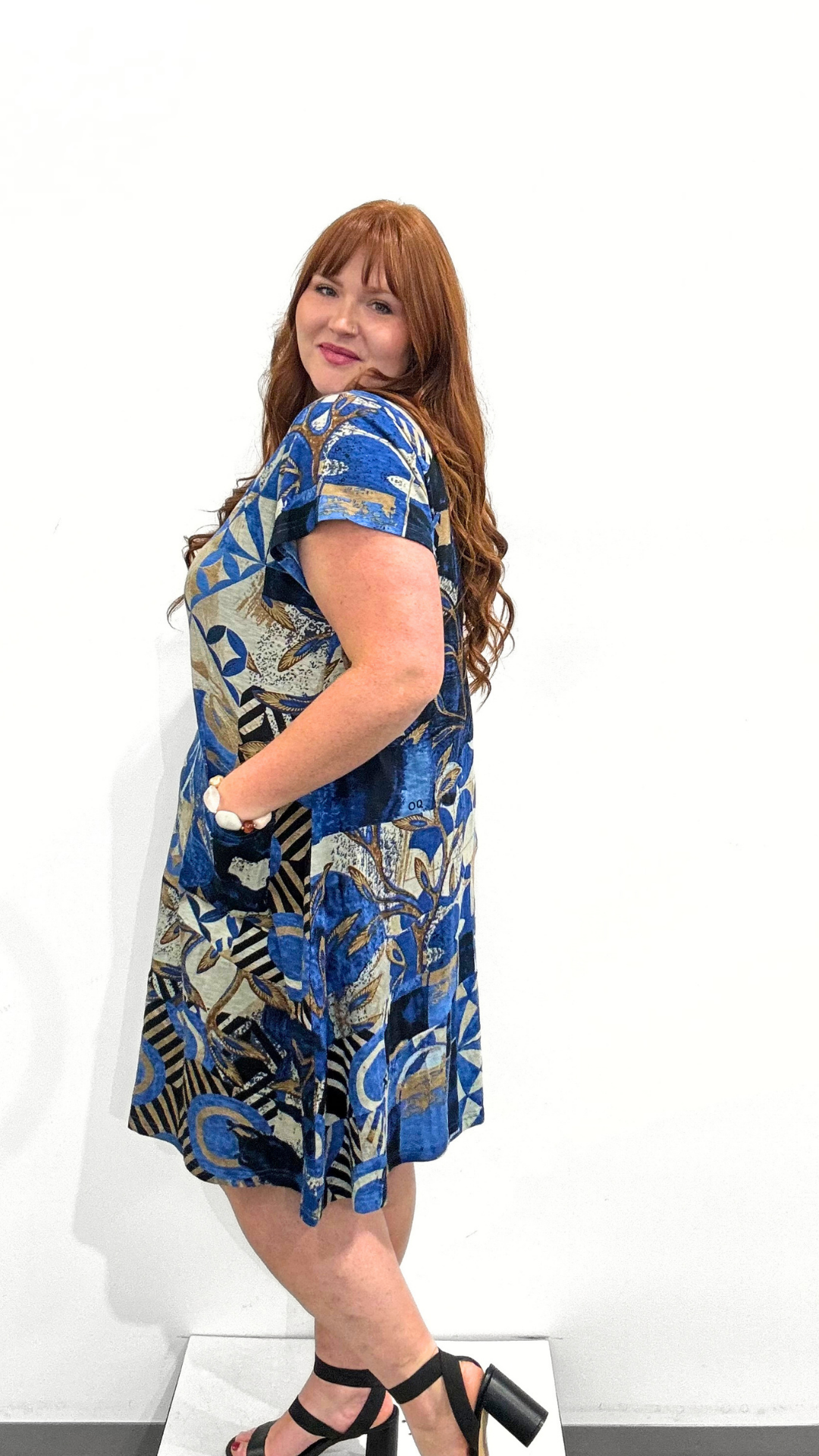 Orientique Shift Flair Dress