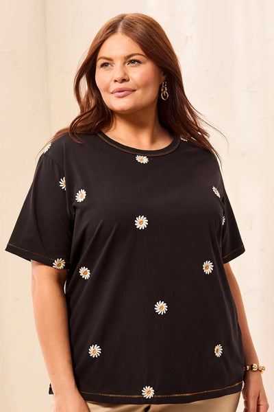 Tribal Crew Neck Top