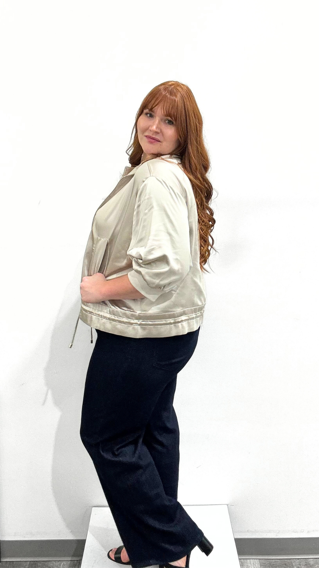 Joseph Ribkoff Satin Jacket