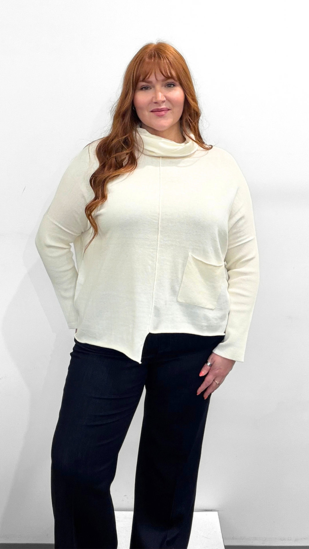 Tirelli Roll Hem Sweater