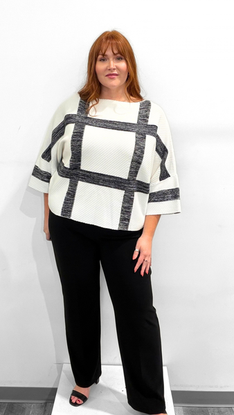 Joseph Ribkoff Lux Wide Leg Pant