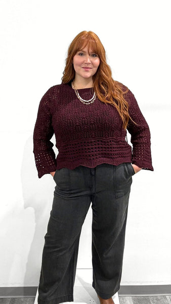 Dex Wavy Hem Sweater