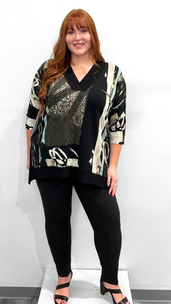 Joseph Ribkoff V-Neck Tunic
