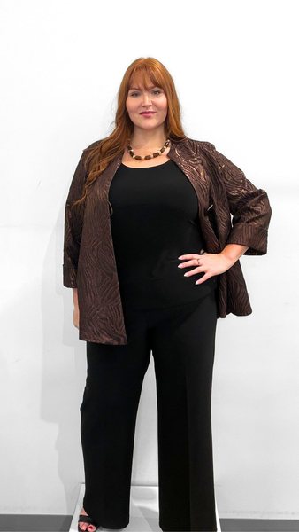 Joseph Ribkoff Wide Leg Pull On Pant