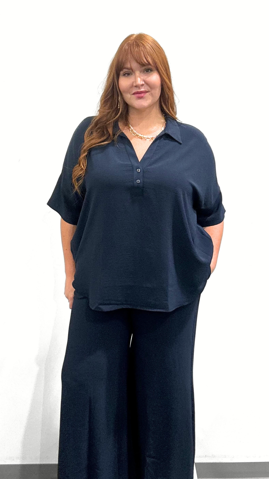 Mat Classic Collar Blouse