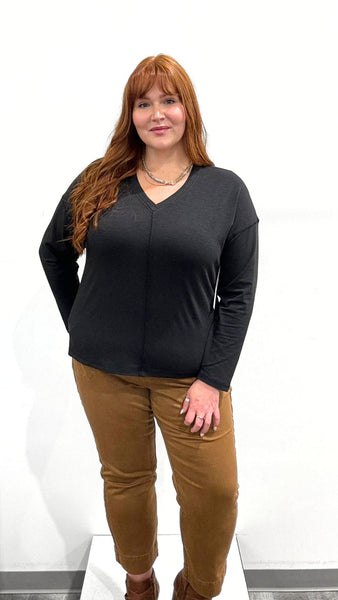 Tribal V-Neck Slub Tee