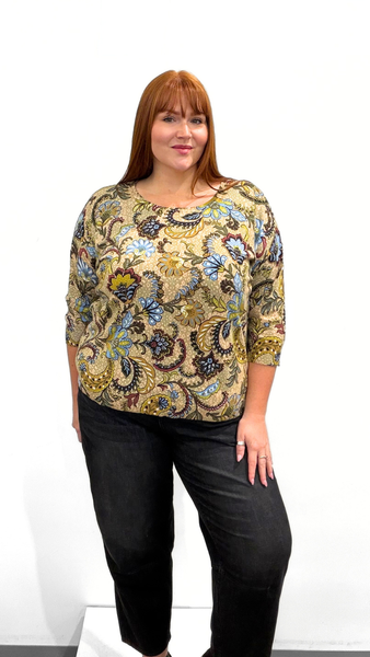 Tribal 3/4 Crew Sweater