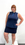 Tribal Golf Sleeveless Zip Mock Neck