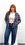 Tribal Mesh Sleeve Zip-Up Cardigan