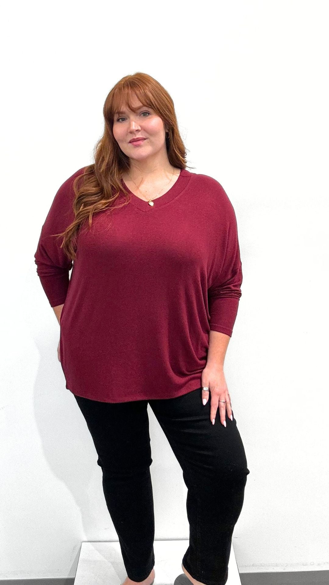 Wasabi Simone-1 V-Neck Pullover