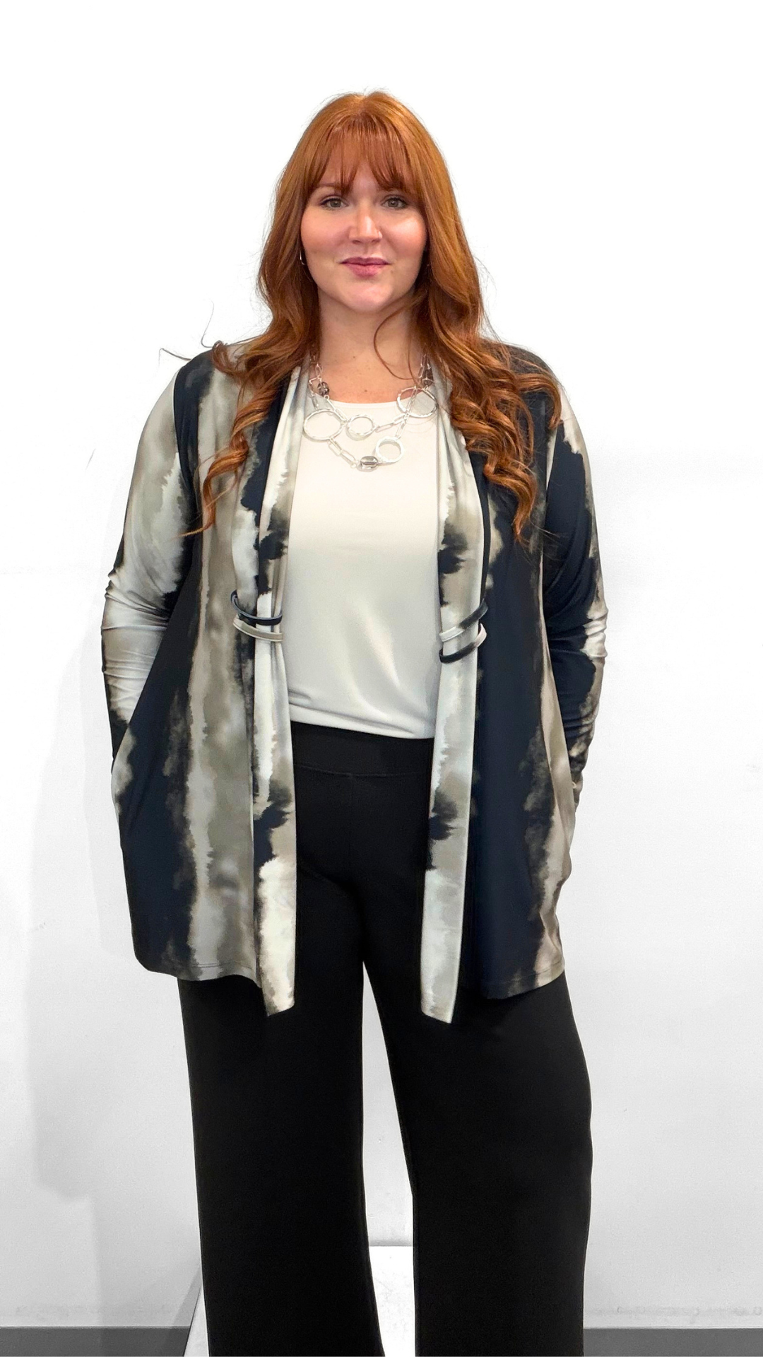 Sympli Double Loop Cardi