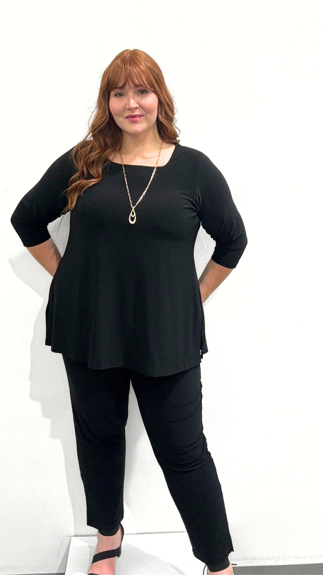 Sympli Square Neck Top