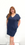 Tribal Short Sleeve V-Neck Dress
