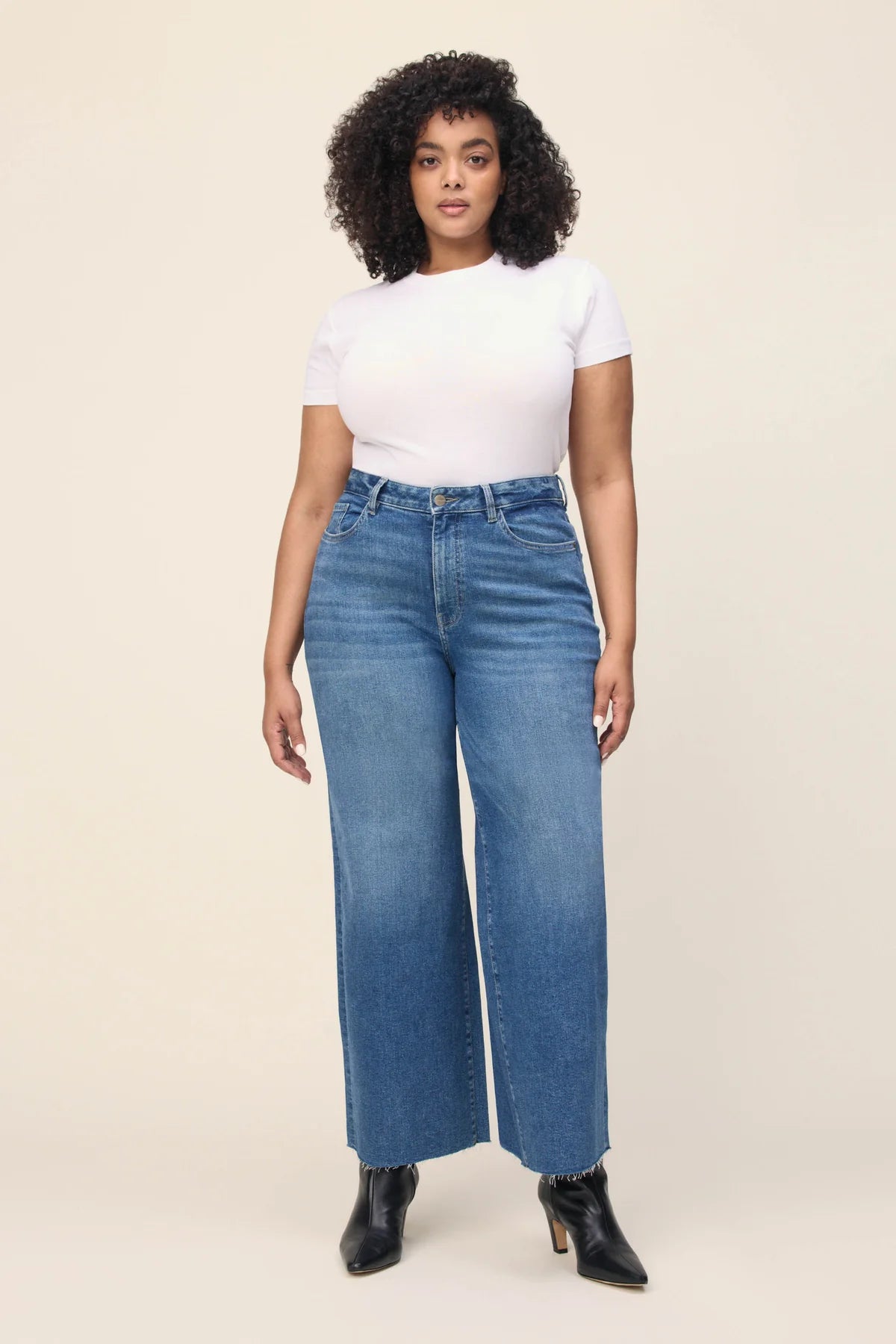 Warp And Weft ICN Crop Wide Jean