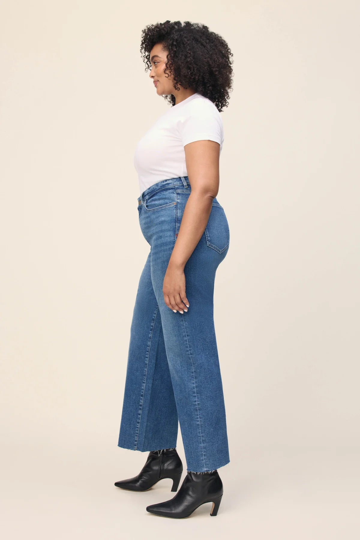 Warp And Weft ICN Crop Wide Jean