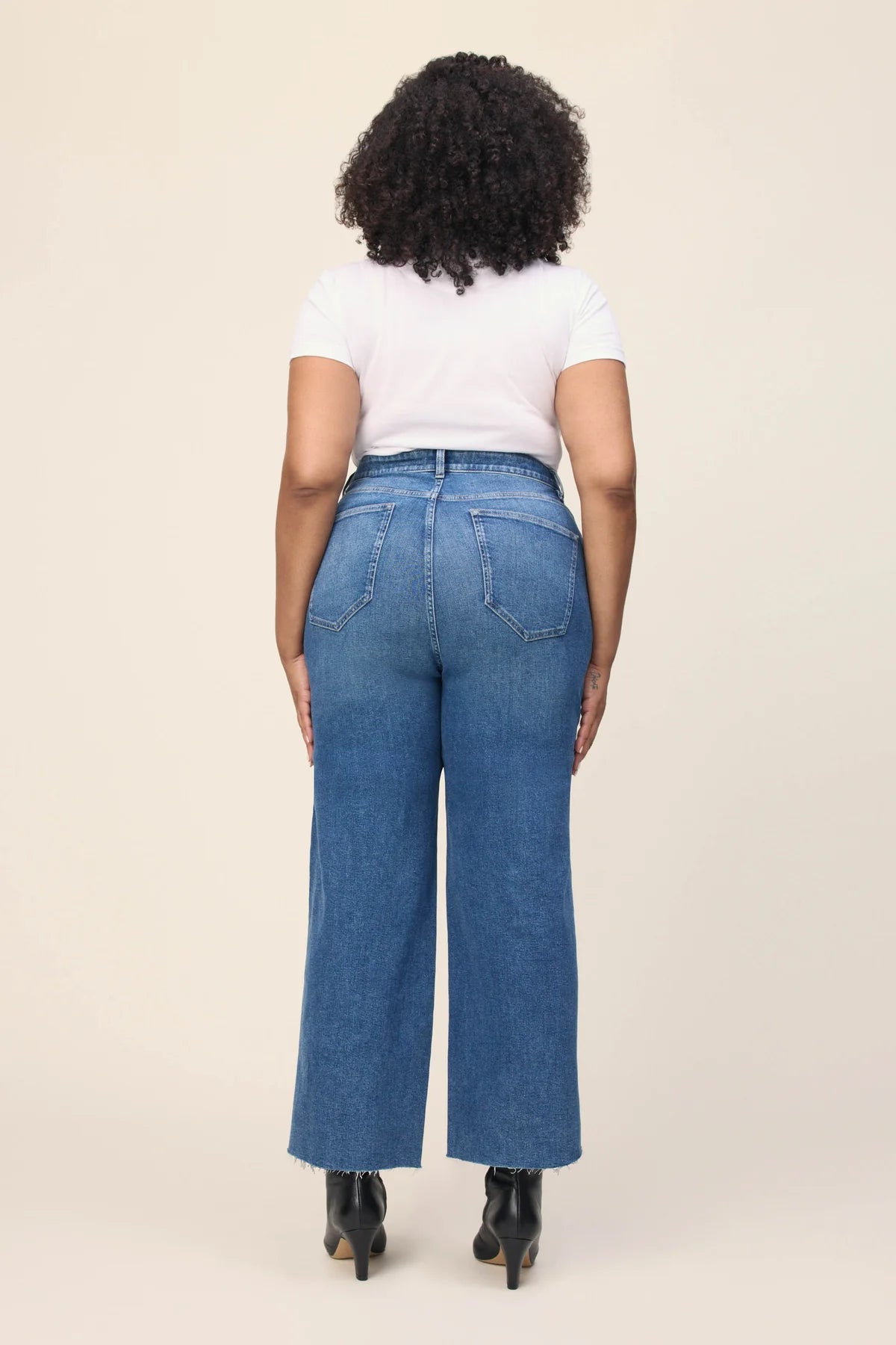 Warp And Weft ICN Crop Wide Jean