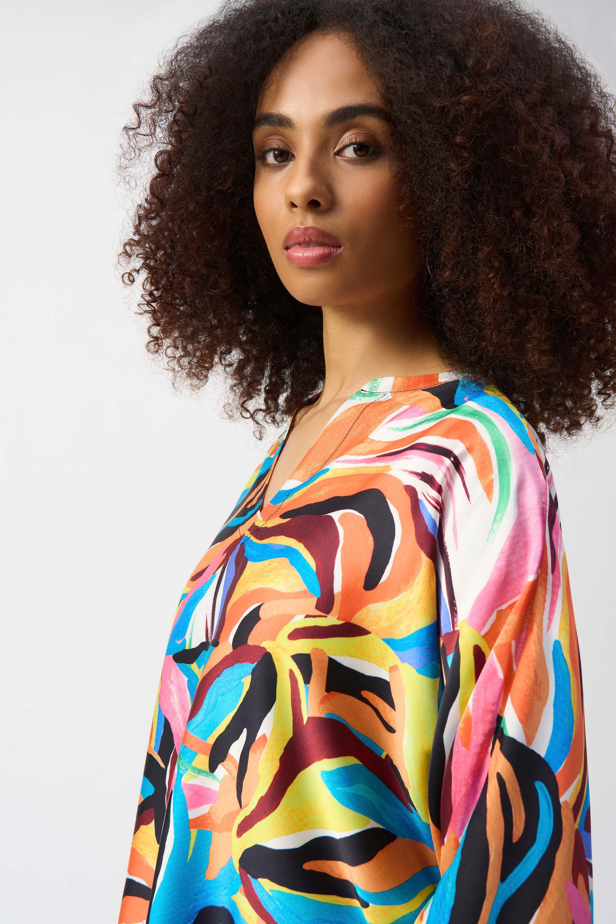 Joseph Ribkoff Abstract Print Top