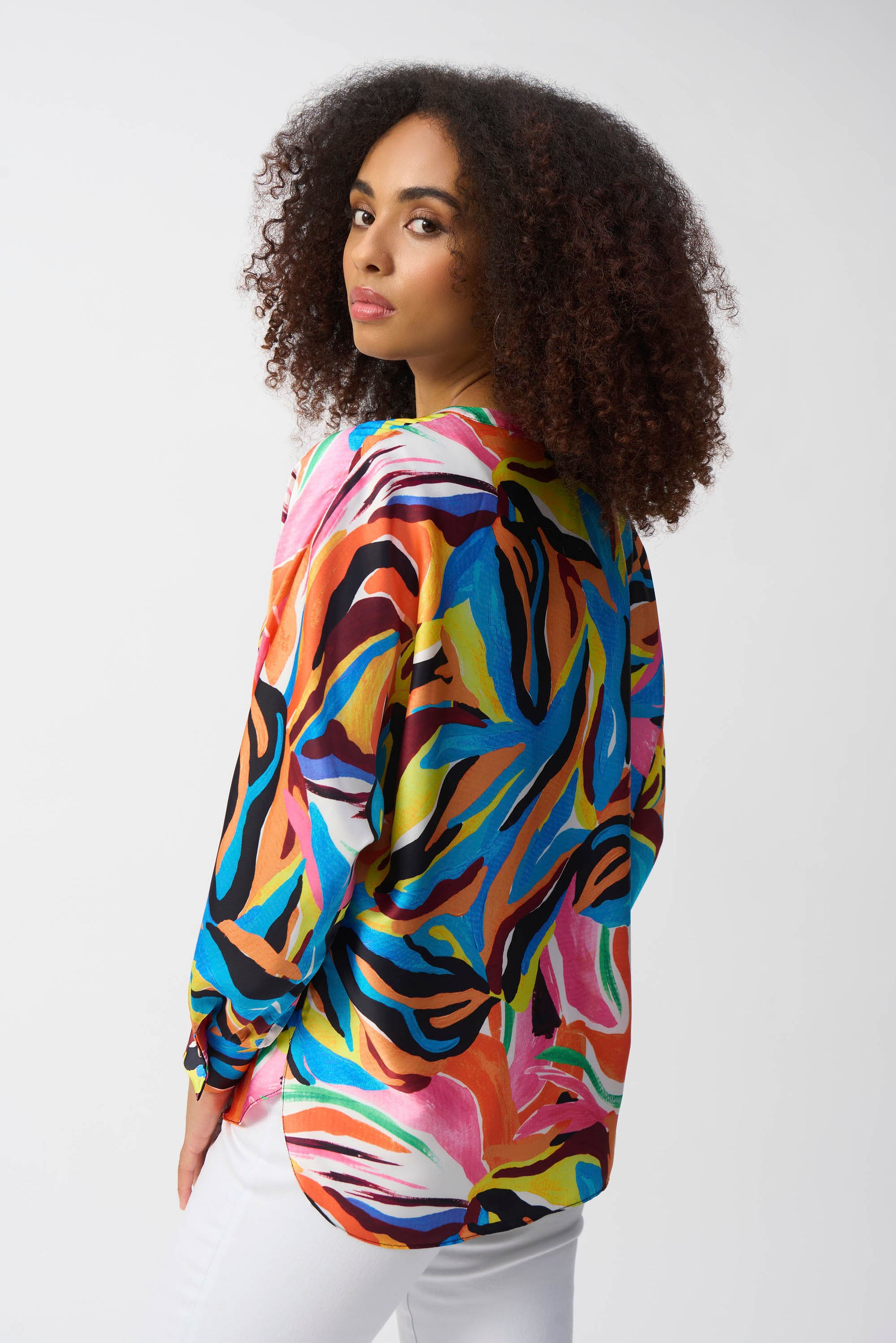 Joseph Ribkoff Abstract Print Top