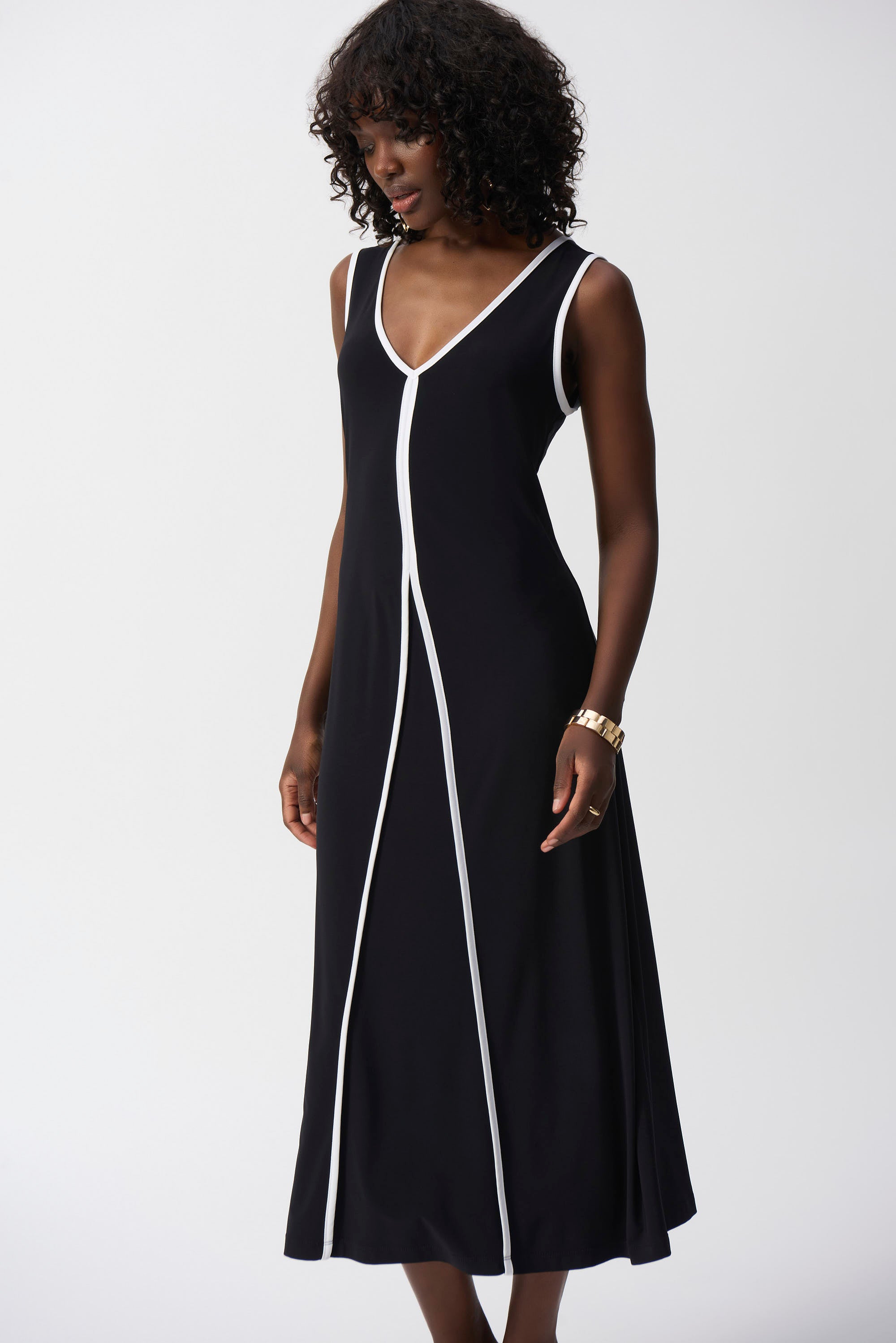 Joseph Ribkoff Sleeveless A-Line Dress