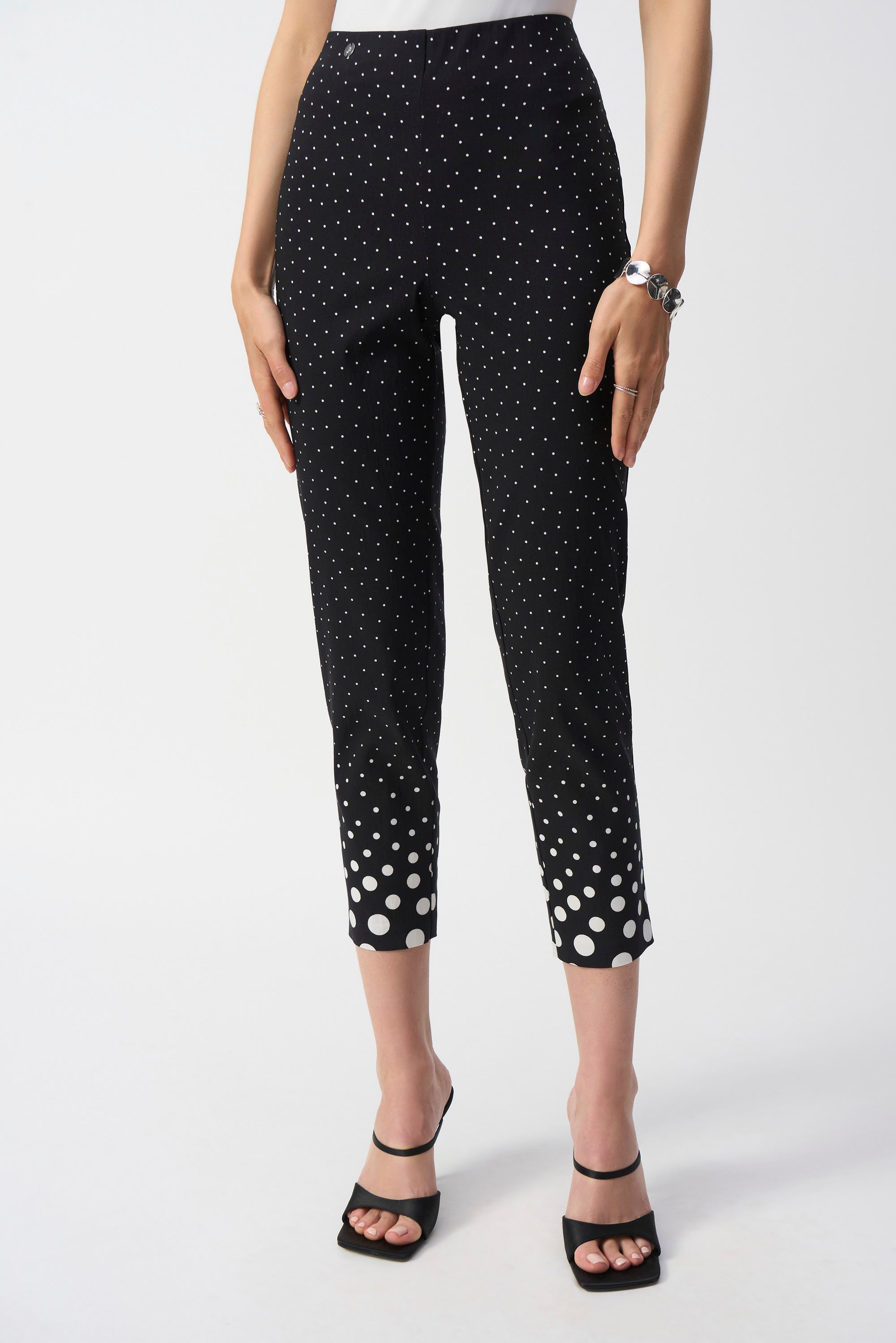 Joseph Ribkoff Dot Straight Pant