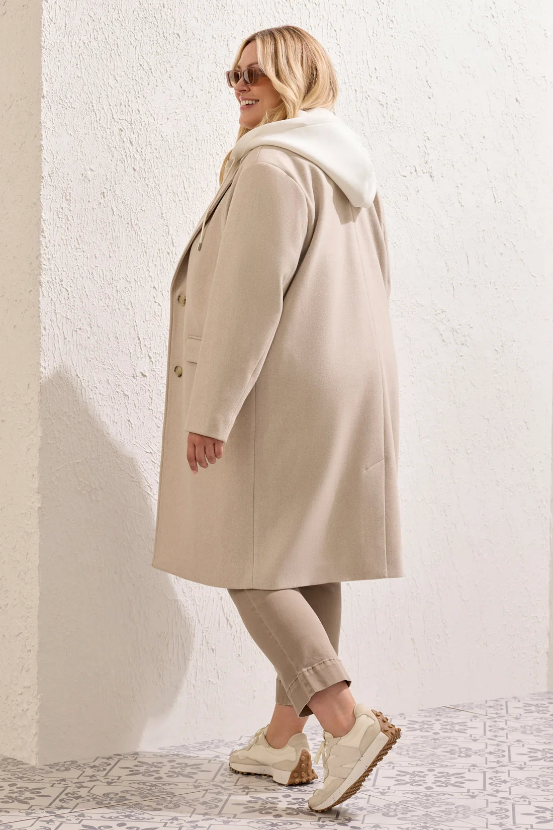 Tribal Car Coat W Fooler Hoodie