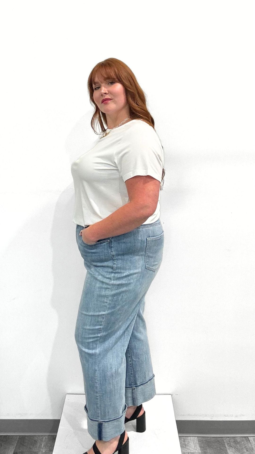 NYDJ High Rise Teresa Wide Leg