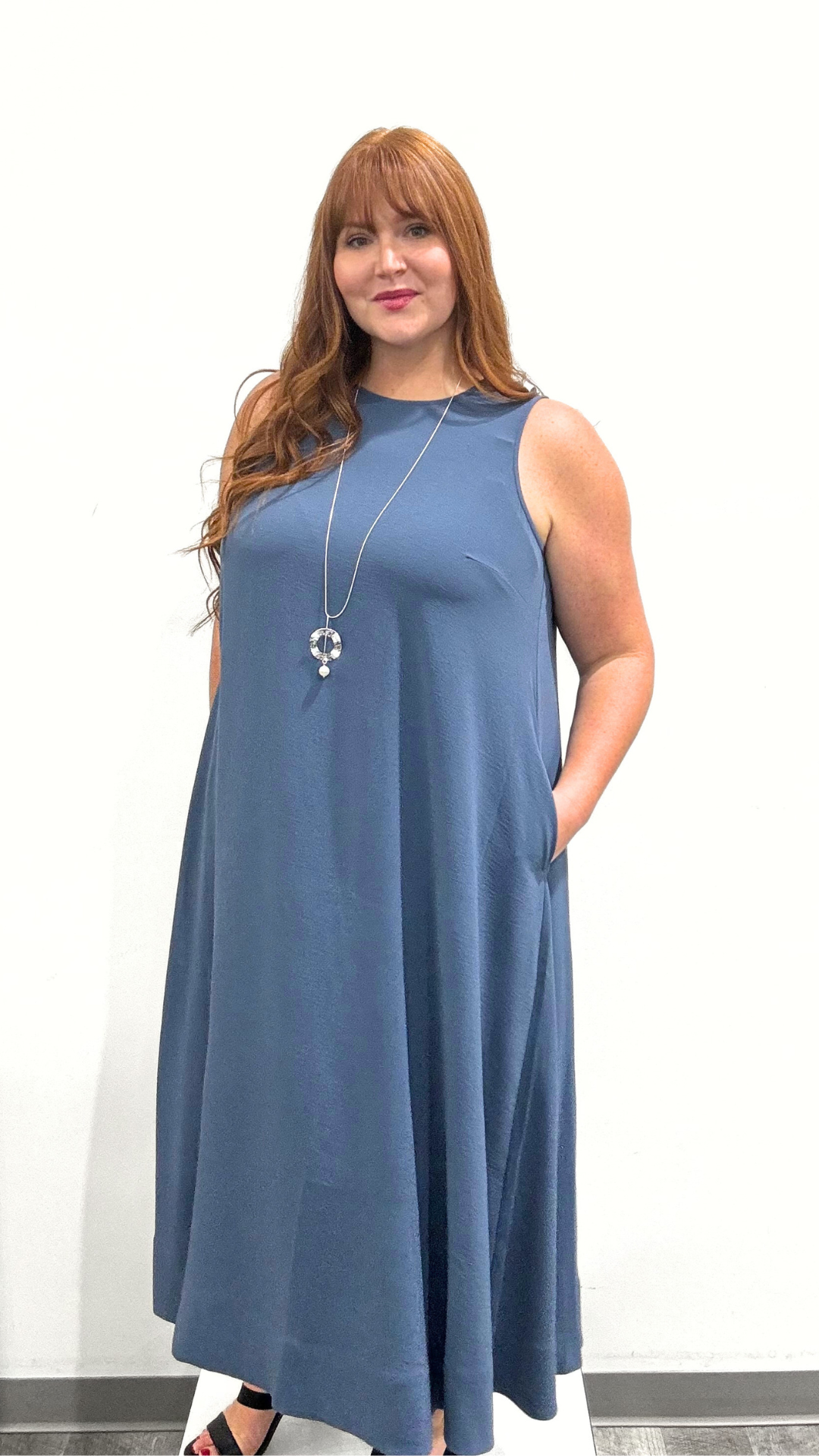 Mat Long Slip Dress