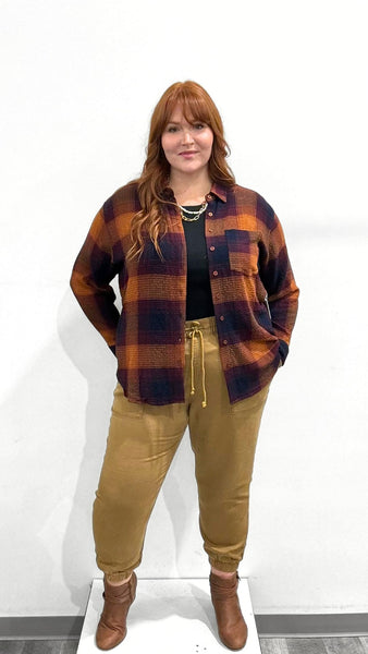 Dex Textured Plaid Shirt