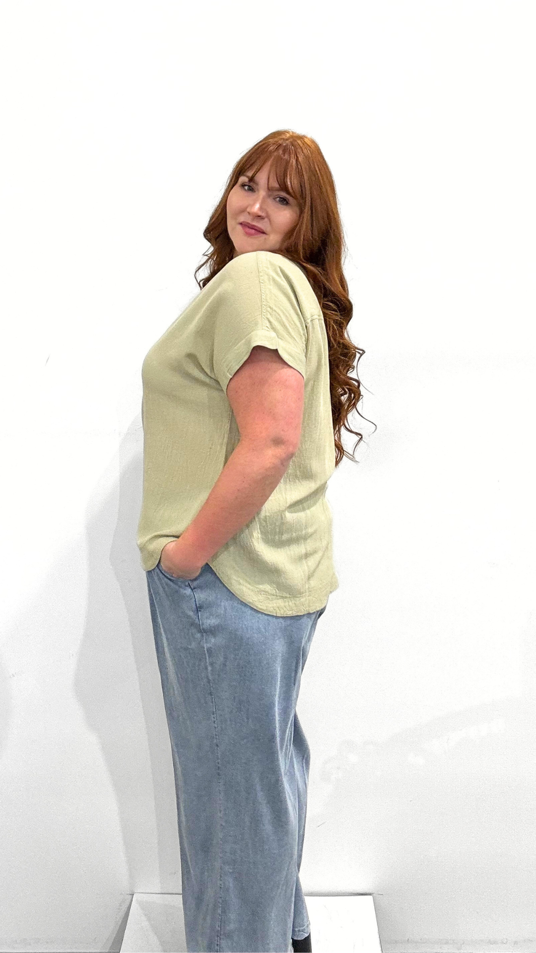 Orientique V-Neck Top