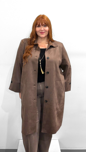 Joseph Ribkoff Suede Coat