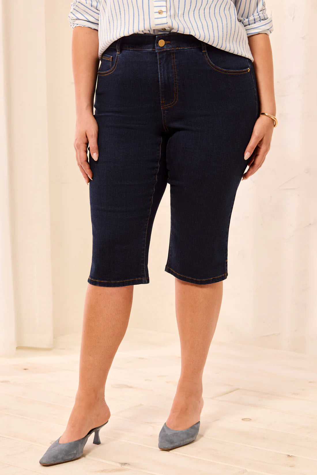 Tribal Sophia Curvy Capri