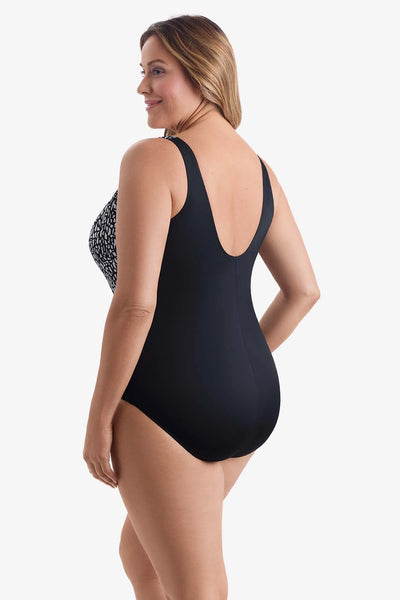 Longitude Belted Surplice One Piece