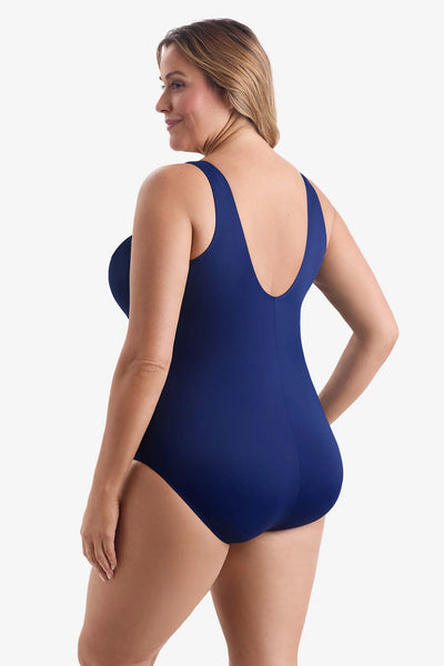 Longitude O Ring Surplice One Piece