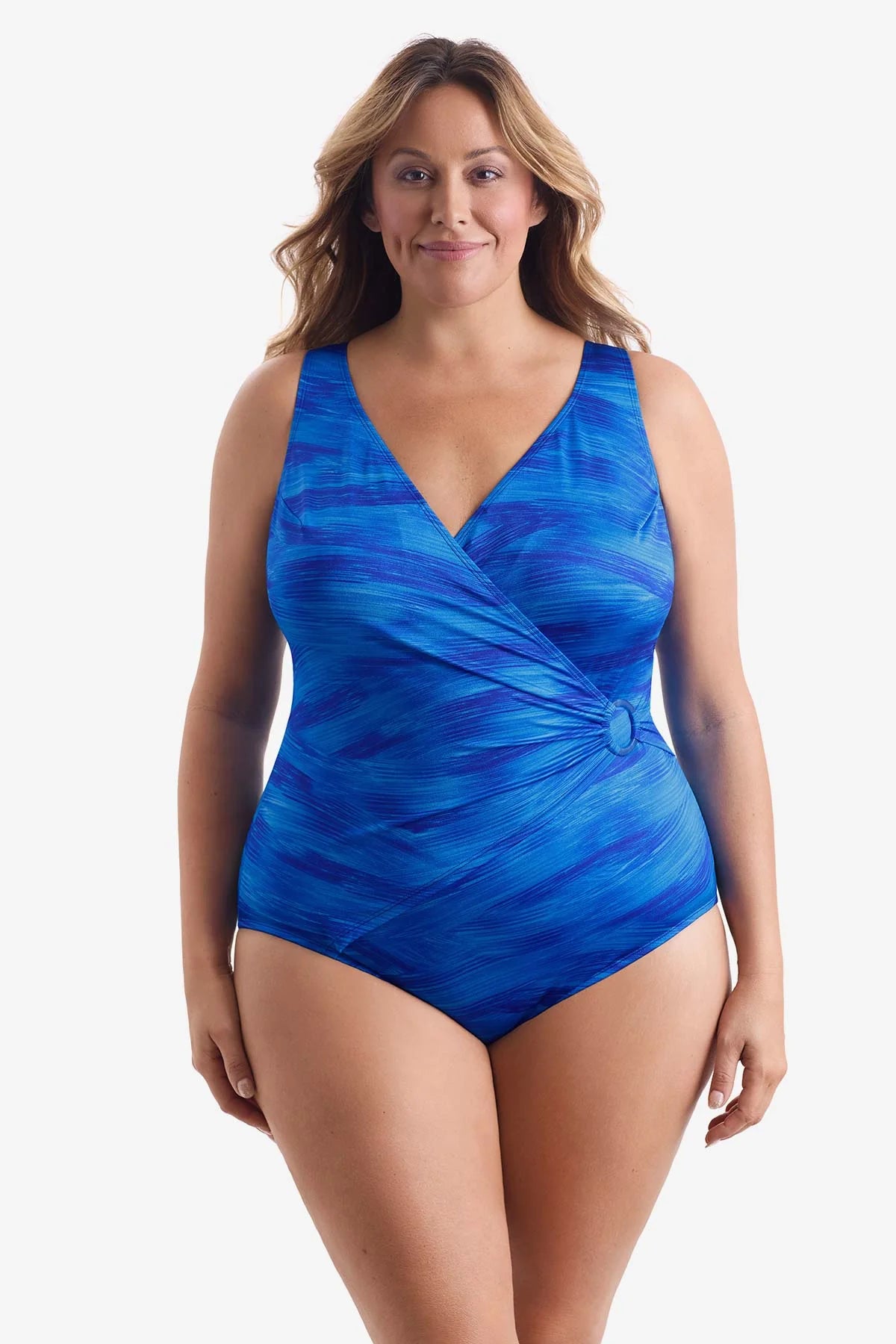 Longitude O Ring Surplice One Piece