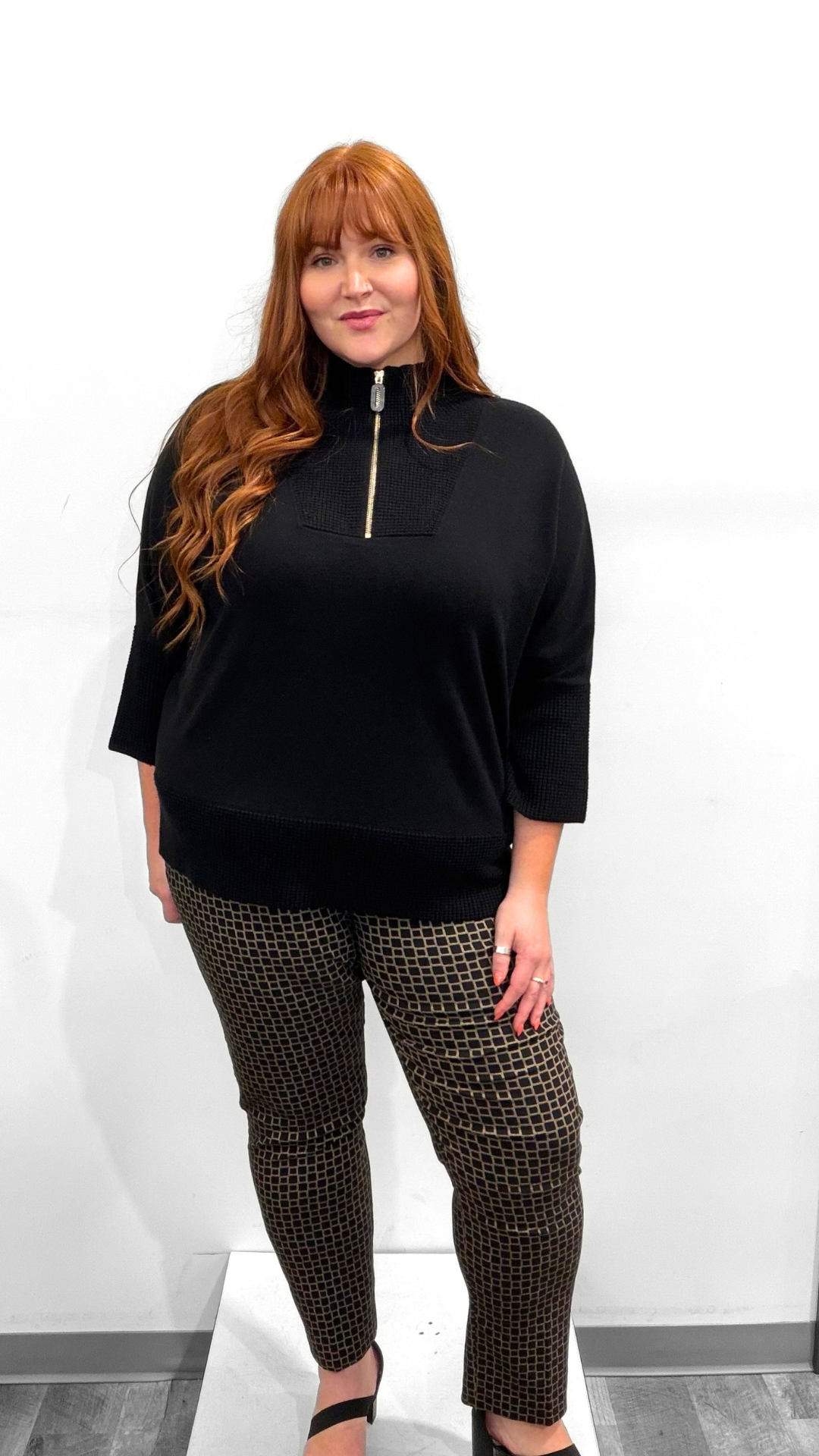 Joseph Ribkoff Funnel Neck Sweater