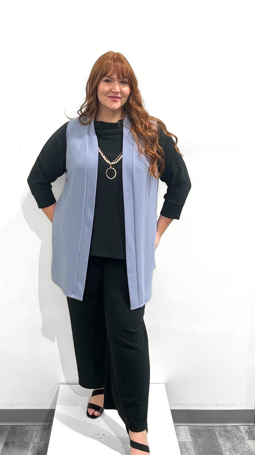 Sympli Soffio Crepe Carefree Vest