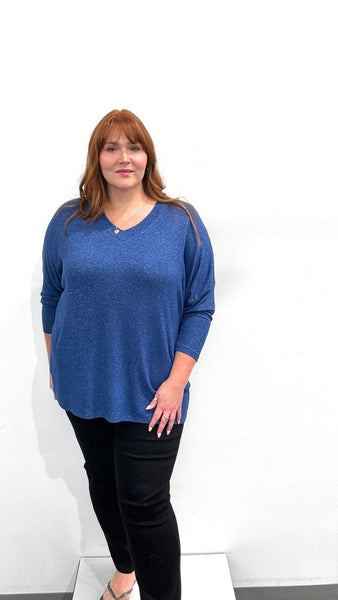 Wasabi Simone-1  V-Neck Pullover